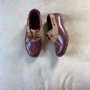 Sperry Brown and Purple Duck Shoes
